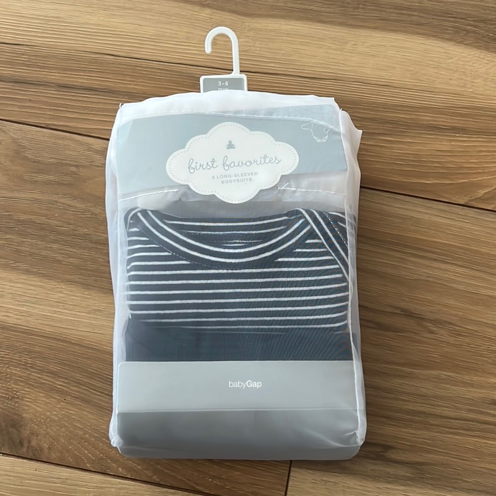 NIB BabyGAP 3-6mo onesies